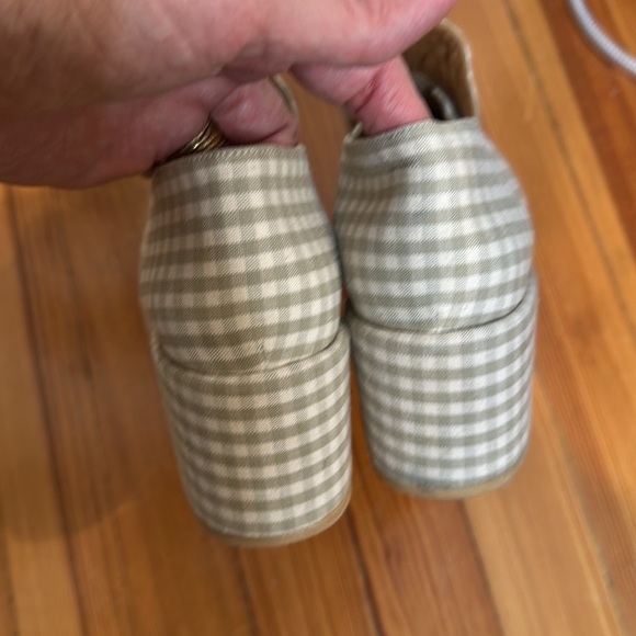 BRAND‎ NEW ANNE THOMAS NANCY VICHY TAN/BEIGE GINGHAM LOAFER SIZE 39/8.5 - Picture 5 of 9